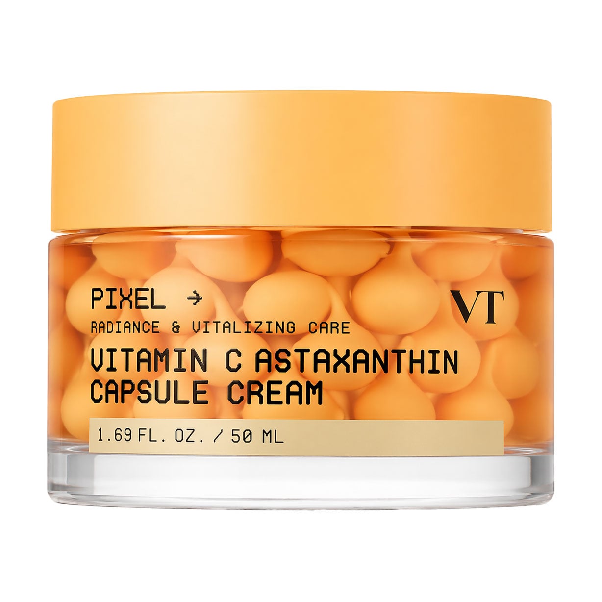 Крем для обличчя VT Cosmetics Vitamin C Astaxanthin Capsule Cream з вітаміном C та астаксантином, 50 мл